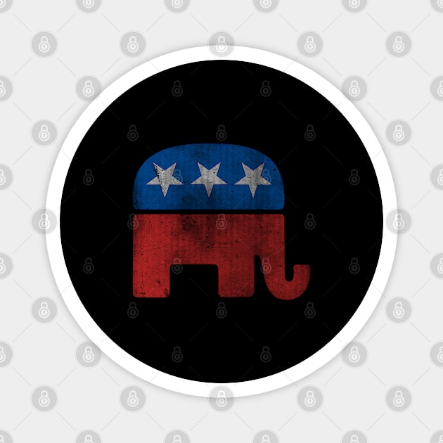 Republican Elephant Vintage Magnet by Flippin' Sweet Gear